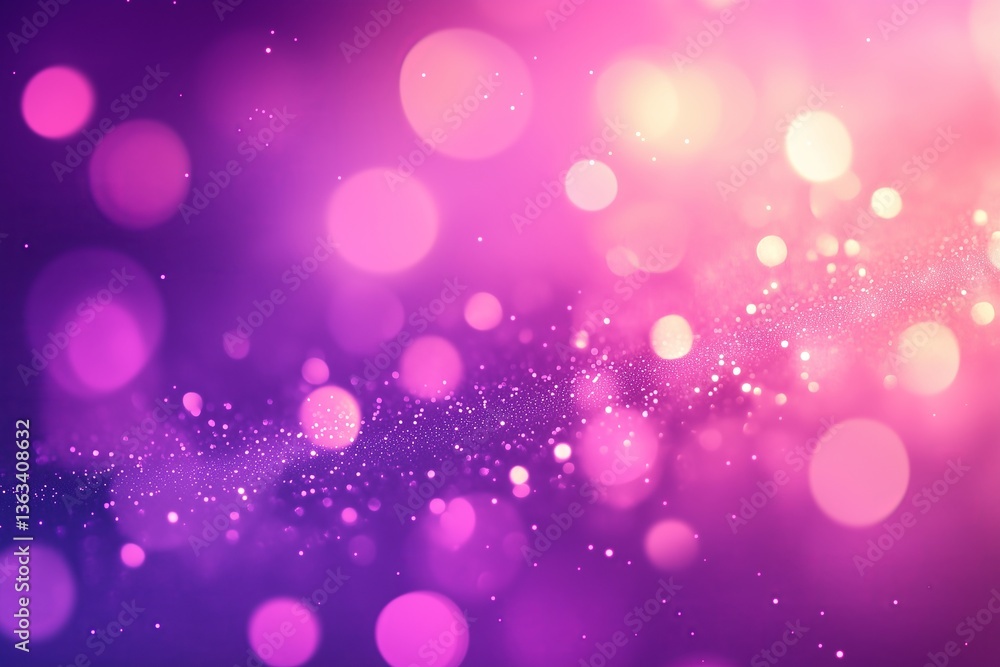 Poster abstract pink and purple background with sparkling lights. perfect for adding a touch of magic to yo