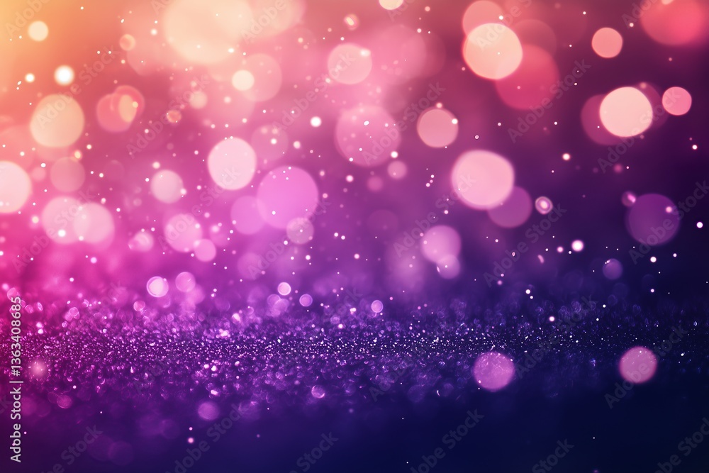 Poster abstract pink and purple background with sparkling lights. perfect for adding a touch of magic to yo