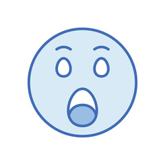Amazed Vector icon