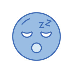 Fototapeta premium Sleeping Vector icon