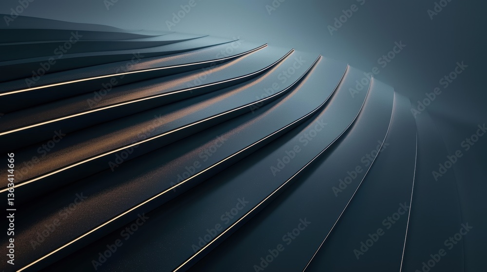 Poster sleek professional tech backdrop with glowing diagonal lines for modern design