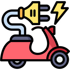 Electric Motorcycle icon