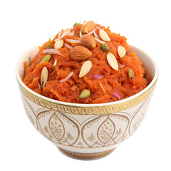 Carrot halwa indian dessert transparent background
