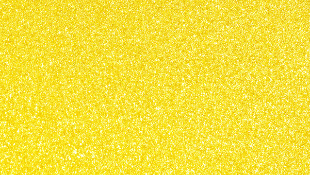 Fototapeta Golden yellow glitter bokeh background. Photo can be used for New Year, Christmas and all celebration concepts.
