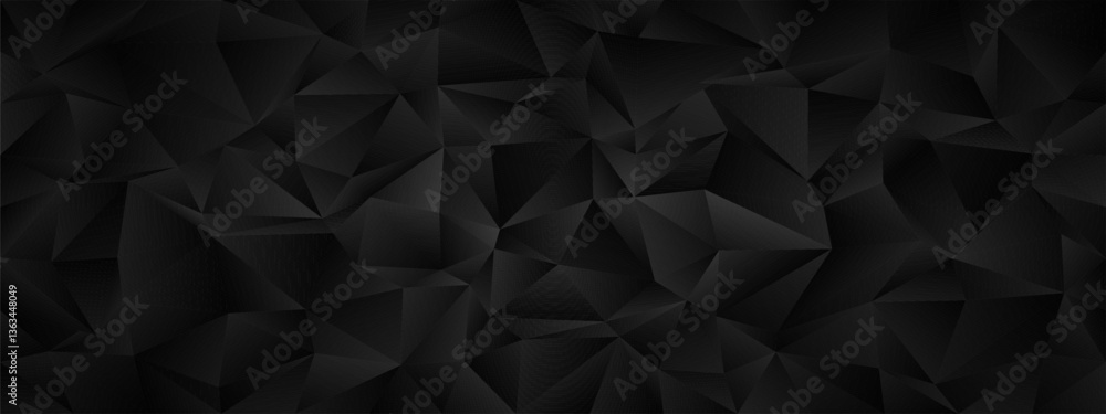 Poster abstract geometric black pattern background for modern design projects.