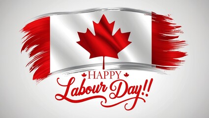 Fototapeta premium Happy Labour Day Canada – National Celebration of Workers