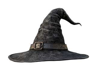 Isolated Old Witch Hat