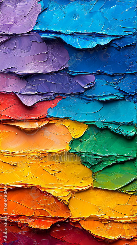 Poster enchanted spectrum patterns