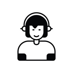 Podcaster Vector icon