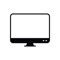 Monitor screen Vector icon