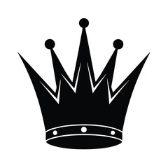 golden crown isolated on white background