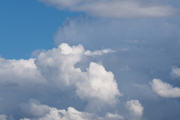 ciel chargé de gros nuage
