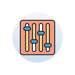 Mixer Vector icon
