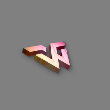 3D Elegant Waves Square Logo Reveal 167