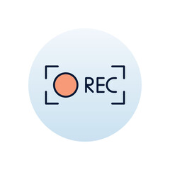 Record Vector icon
