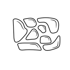 stone pattern background illustration