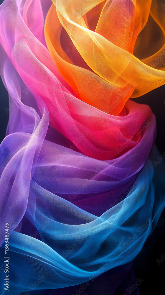 Poster  ethereal spectrum patterns