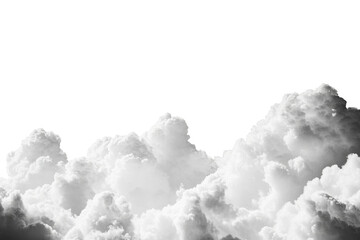 Fototapeta premium Cloudy Sky Overcast Scene Nature Atmospheric Serene View isolated on transparent background
