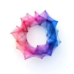Abstract Colorful Geometric Circle Design Element Perfect for Technology or Branding Projects