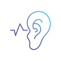 Listening Vector icon