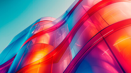 Colorful Minimalist Architecture – Modern Design Aesthetic