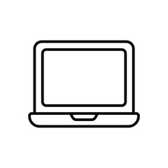 Laptop  Vector icon