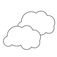 Obraz premium bright clouds and cloudy clouds