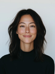 Fototapeta premium Smiling Korean female portrait