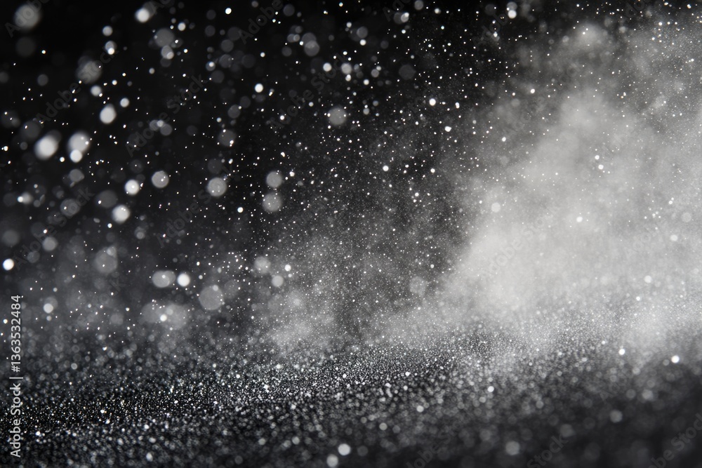 Aufkleber abstract background with bokeh lights and glitters, creating a magical, dreamy atmosphere.