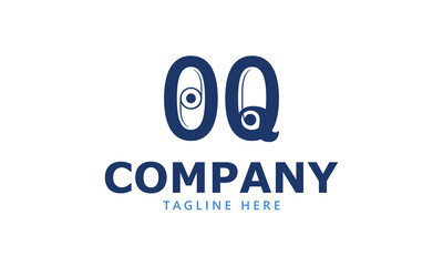 Fototapeta premium OQ O oq initial logo | initial based abstract modern minimal creative logo, vector template image. luxury logotype logo, real estate homie logo. typography logo. initials logo