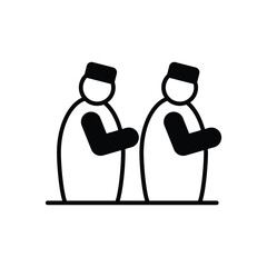 Friday Prayer Vector icon