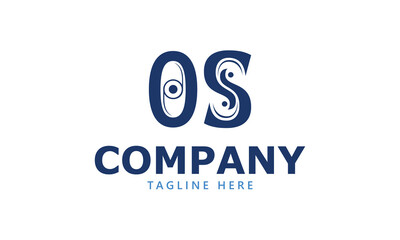 OS O os initial logo | initial based abstract modern minimal creative logo, vector template image. luxury logotype logo, real estate homie logo. typography logo. initials logo