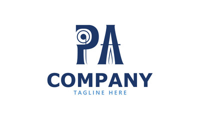 PA P pa initial logo | initial based abstract modern minimal creative logo, vector template image. luxury logotype logo, real estate homie logo. typography logo. initials logo