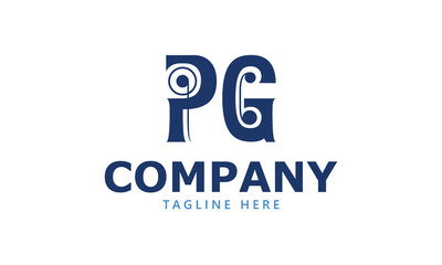 PG P pg initial logo | initial based abstract modern minimal creative logo, vector template image. luxury logotype logo, real estate homie logo. typography logo. initials logo