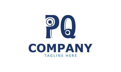 PQ P pq initial logo | initial based abstract modern minimal creative logo, vector template image. luxury logotype logo, real estate homie logo. typography logo. initials logo