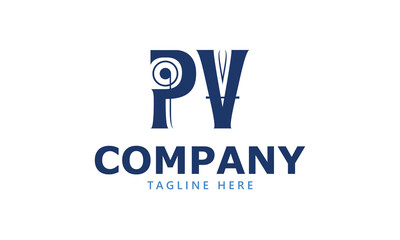 PV P pv initial logo | initial based abstract modern minimal creative logo, vector template image. luxury logotype logo, real estate homie logo. typography logo. initials logo
