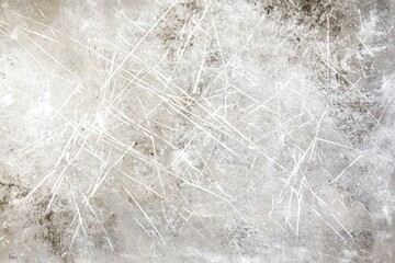 Obraz premium Abstract grunge texture with intersecting white scratches on a grey background.