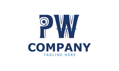PW P pw initial logo | initial based abstract modern minimal creative logo, vector template image. luxury logotype logo, real estate homie logo. typography logo. initials logo