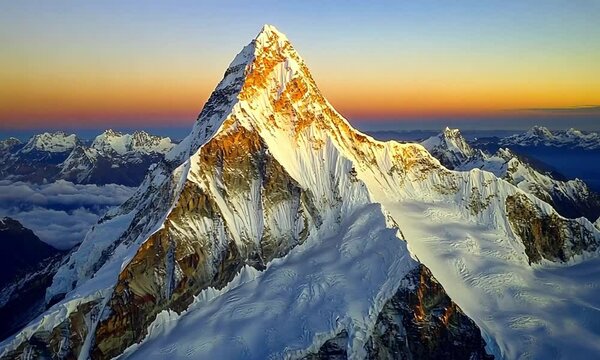 Majestic K2: A Dawn Panorama of the Savage Mountain