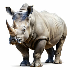 Obraz premium rhino isolated on white
