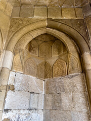 azerbaijan, diri baba, shamakhi, 14th, century, mausoleum, tomb, carved, rock, petra, jordan, sufi,...