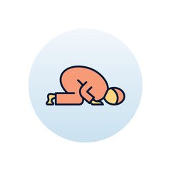 Sujud  Vector icon