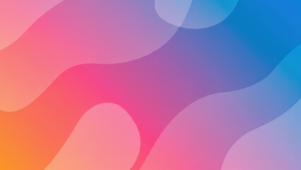 A vibrant gradient background with smooth curves and a modern design.