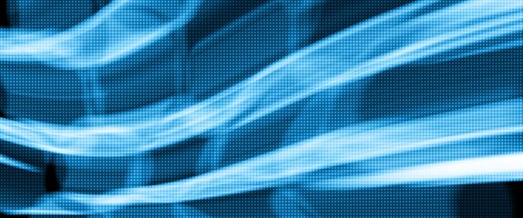 Naklejka premium blue abstract background with motion blur and halftone texture