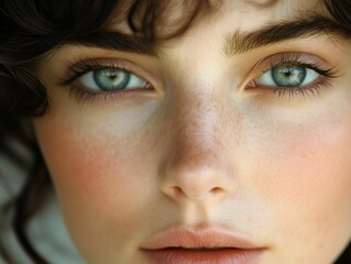 Fototapeta premium close up of a young woman