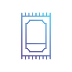 Prayer Mat Vector icon