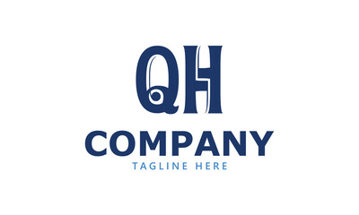 QH Q qh initial logo | initial based abstract modern minimal creative logo, vector template image. luxury logotype logo, real estate homie logo. typography logo. initials logo