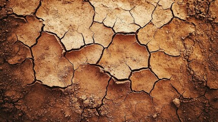 Fototapeta premium Witness the transformation of barren earth into a captivating visual narrative.