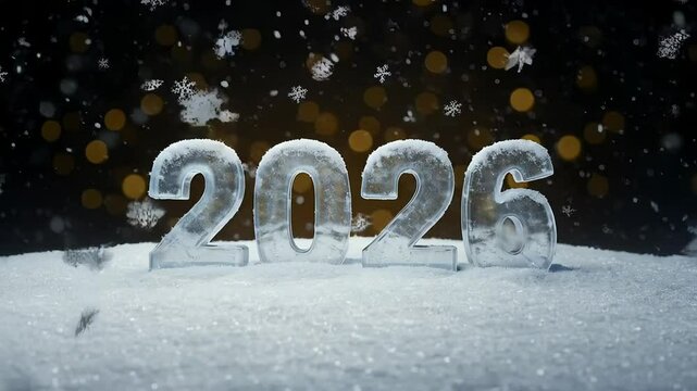 Ice Number 2026 - N&uacute;mero 2026 de hielo.