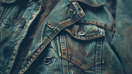 A photo of grunge style clothing